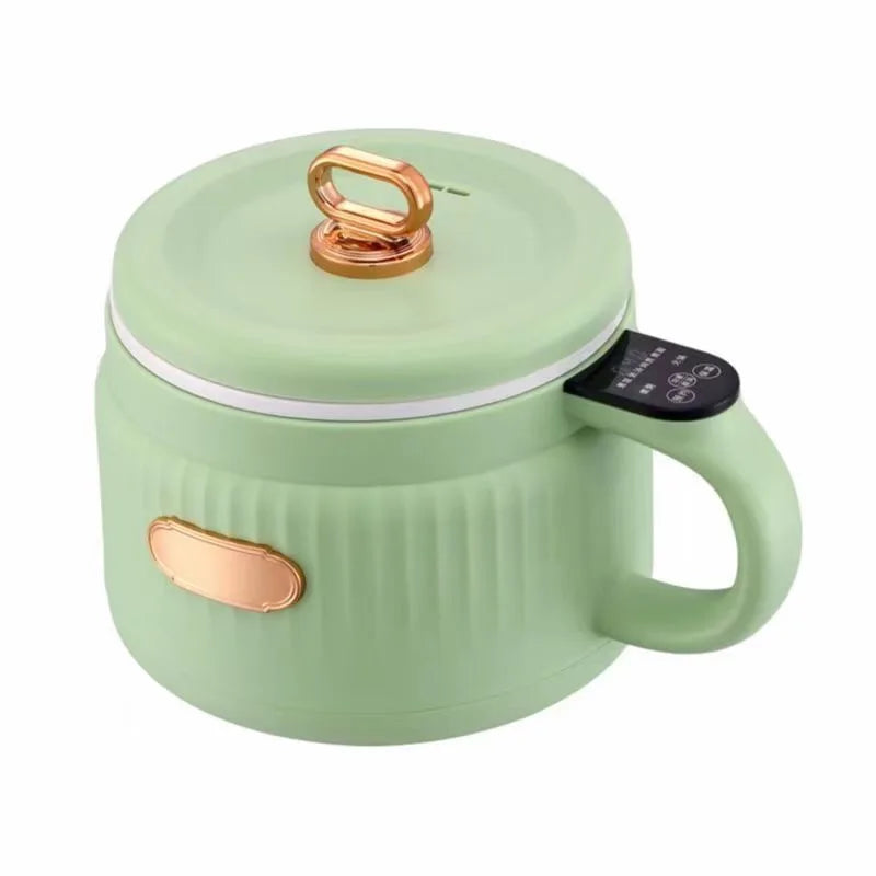 Portable Intelligent Rice cooker Electric skillet Noodles boiling cup hotpot soup stewer Ceramic liner for Dormitory Travel EUUS