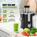 Juicer Machine,Centrifugal Juicer Extractor with Wide Mouth 3” Feed Chute for Fruit Vegetable,Stainless Steel,300W Motor,120V