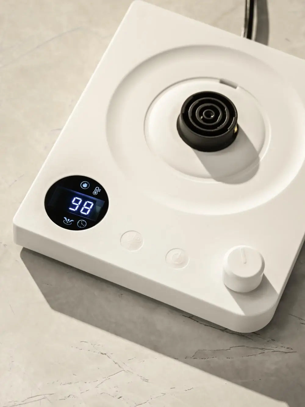 1000W Electric Gooseneck Kettle 1000ml 304 Stainless Steel Coffee Pot Intelligent Temperature LED Display for Coffee Tea