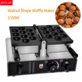 XEOLEO Electric Waffle Maker 1400W 10 Holes Walnut Shape Waffle Maker Machine Non-stick Waffle Iron Kitchen Snack Equipment